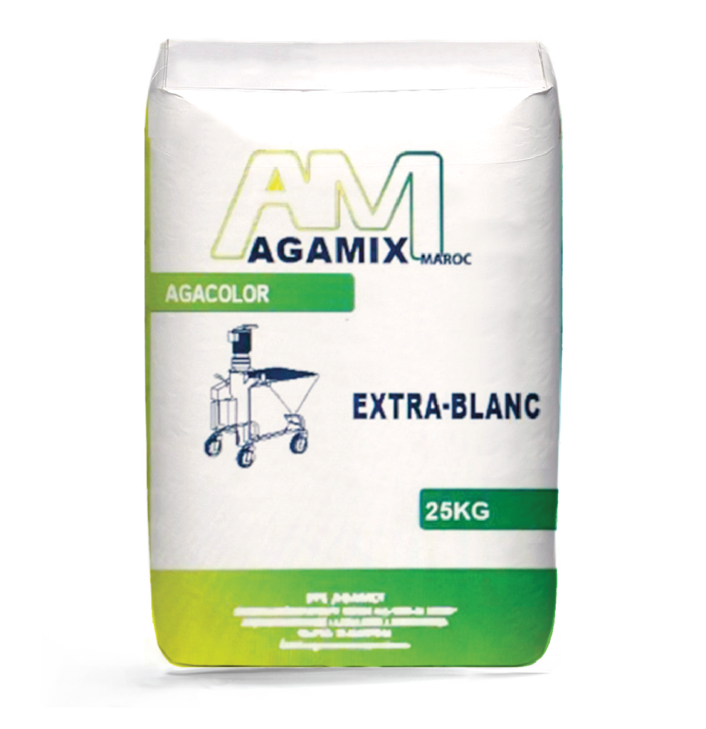 AGACOLOR EXTRA WHIT 25 KG